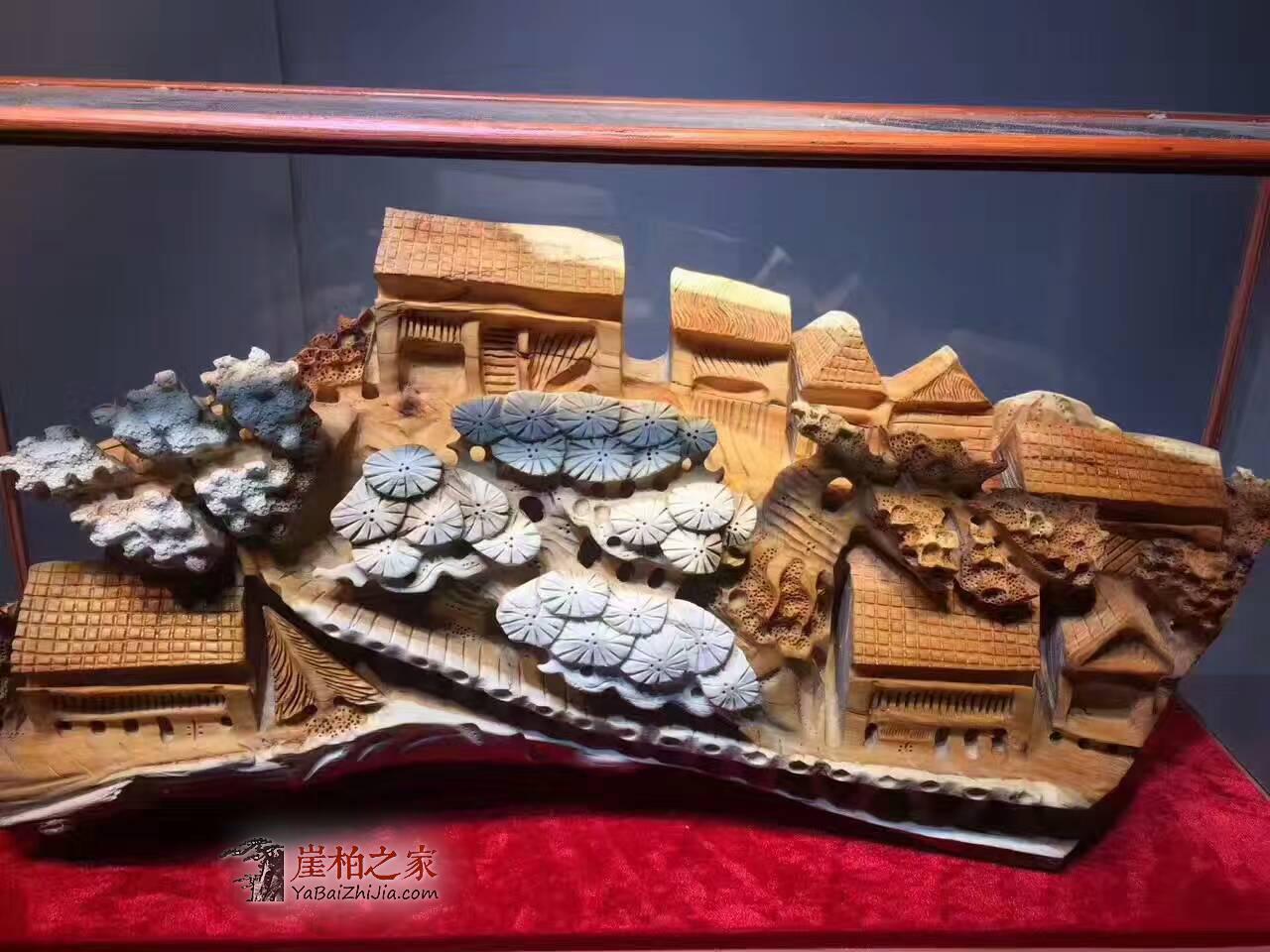 崖柏摆件《农家小院》悠闲自得装饰必备-6