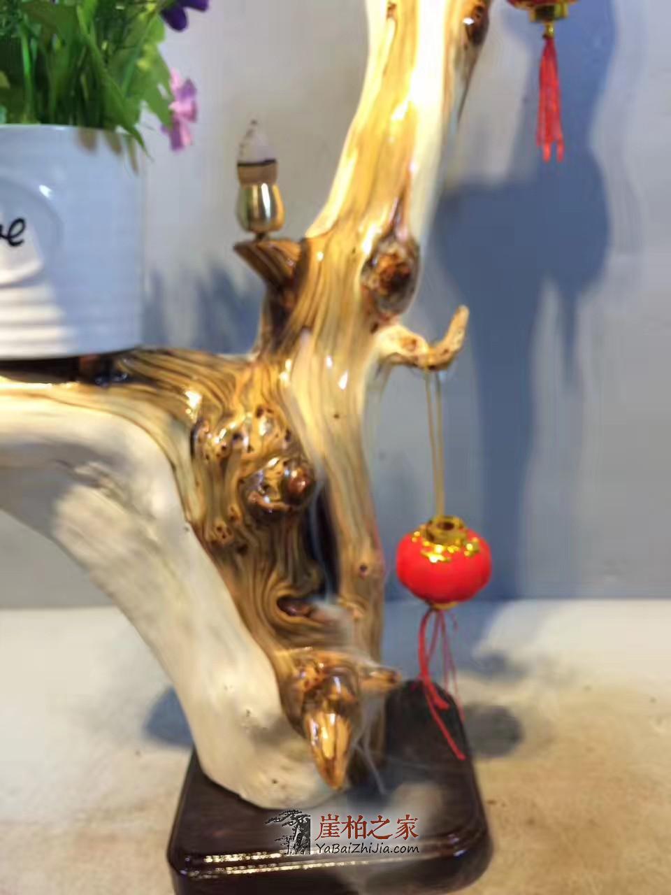 太行崖柏陈化随型摆件+笔挂+倒流香,虎皮纹-7