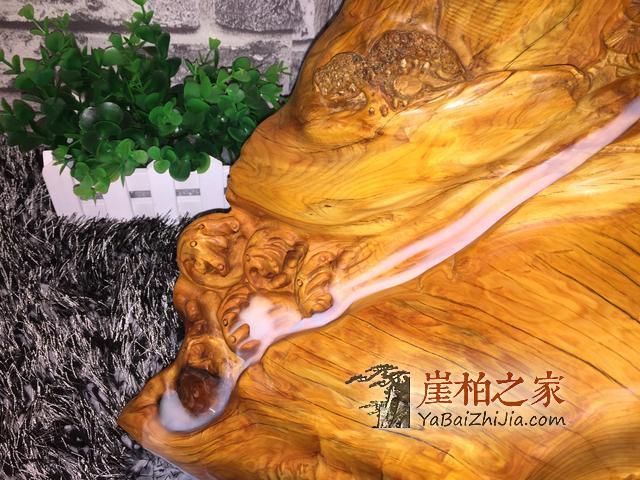 精品倒流香摆件 千年崖柏陈化老料 李白醉酒 十足奶香味-4